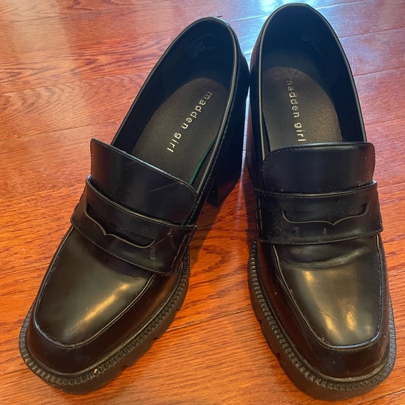 Heeled Penny Loafers - Picture 1 of 4
